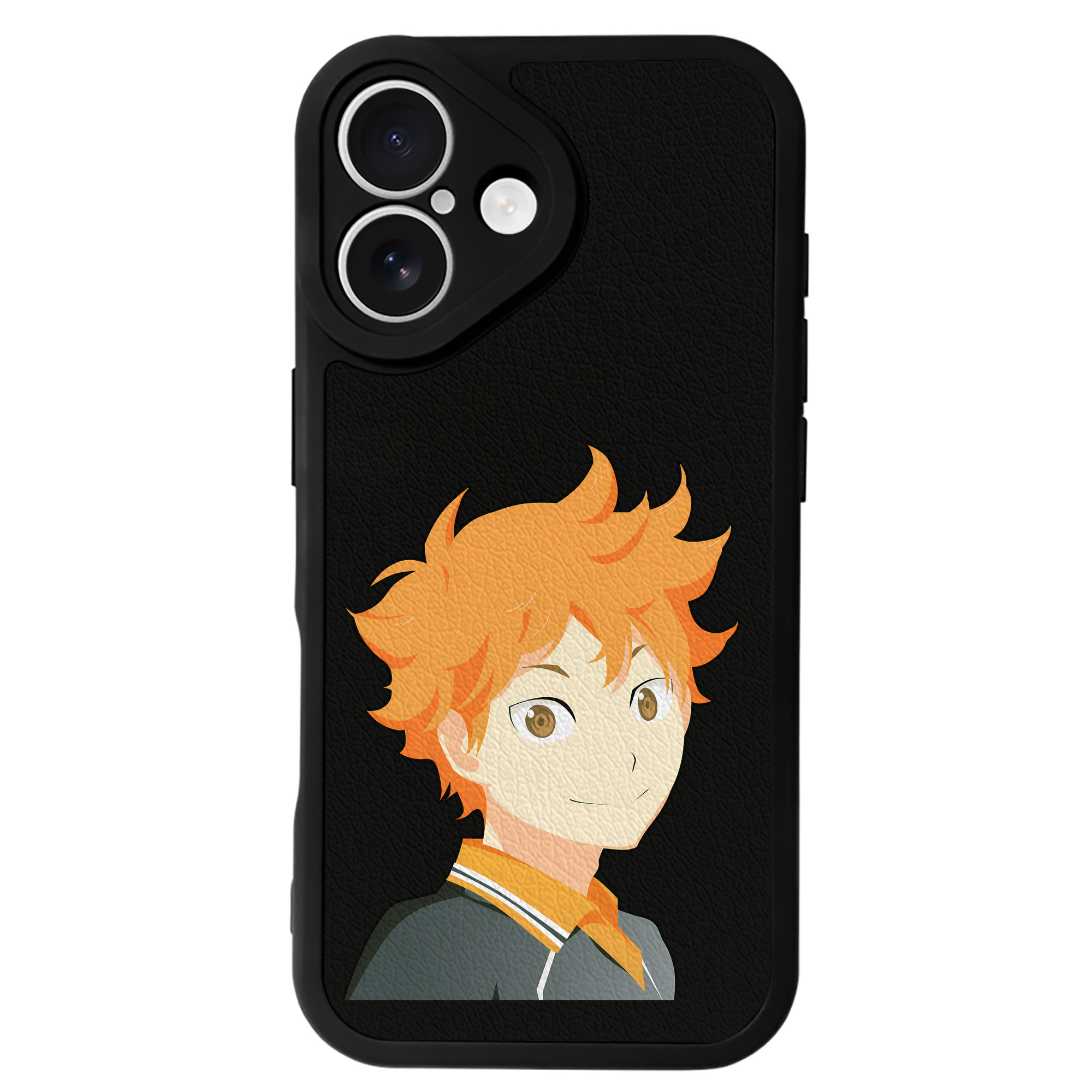 （画像用） ハイキュー!! Haikyu!! 【iPhone 16シリーズ対応】シリコンスマホケース（レザー調） 材質：シリコン